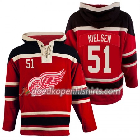 Detroit Red Wings Frans Nielsen 51 Rood Hoodie Sawyer - Mannen